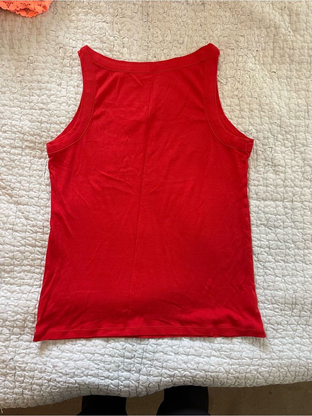 LOFT Women’s Red Tank Top - Classic Sleeveless Tee